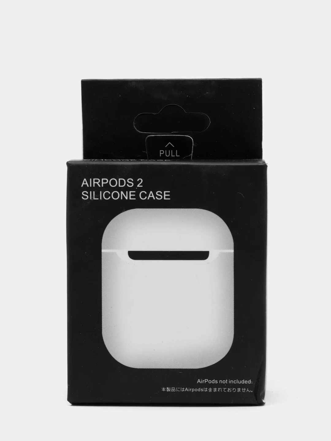 Белый чехол для Apple AirPods Soft Touch силиконовый