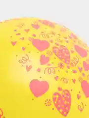 Желтый шар для праздника, 12"