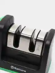 Зеленый ножеточка Sakura SA-6651GR 2 степени заточки