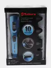 Голубой триммер Sakura SA-5523BL универсальный 10 насадок