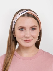 Женская повязка на голову с резинкой