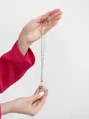 Двухслойное ожерелье с бабочкой