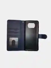 Алый чехол-книжка для Poco X3 NFC / Poco X3 Pro, Поко Х3 НФС, кожаный PU