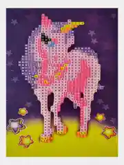 Алмазная мозаика 10*15 см "Единорог"