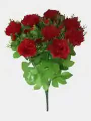 Искусственные цветы. Кустовые гвоздики (букет ) Композиция. Высота: 33 см