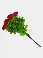 Искусственные цветы. Кустовые гвоздики (букет ) Композиция. Высота: 33 см