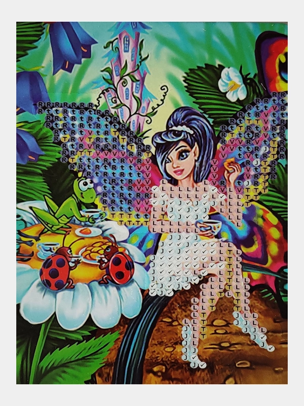 Алмазная мозаика, 10*15 см