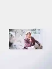 Белый наклейка на банковскую карту BTS, Ким Намджун