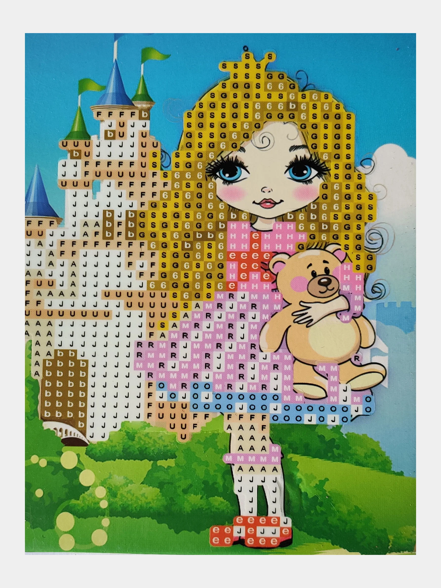 Алмазная мозаика, 10*15 см