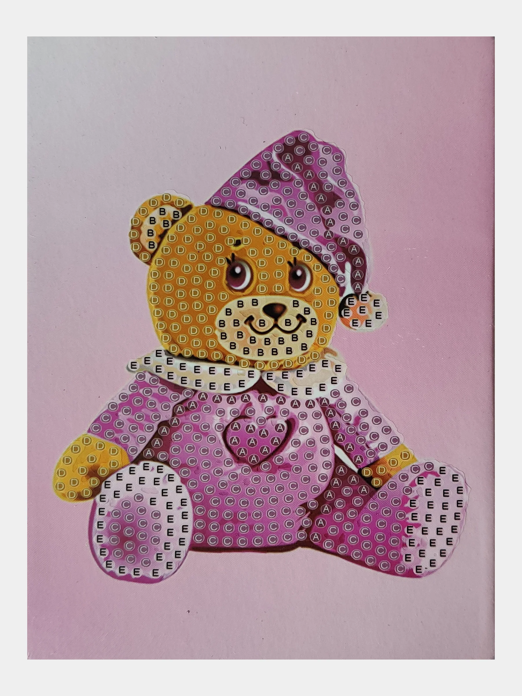 Аметистовый алмазная мозаика, 10*15 см