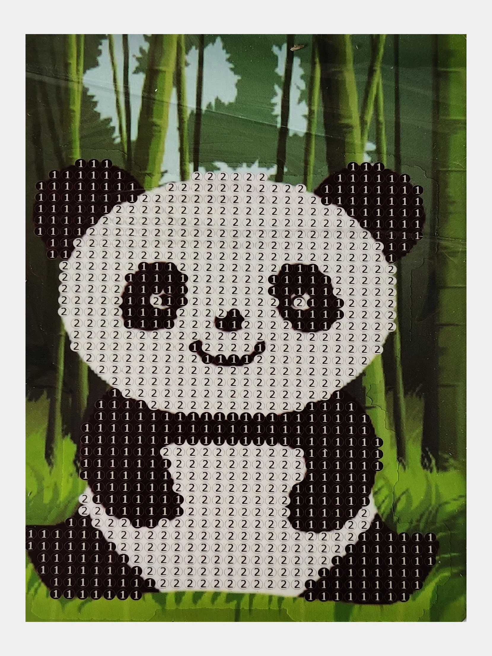 Индиго алмазная мозаика, 10*15 см