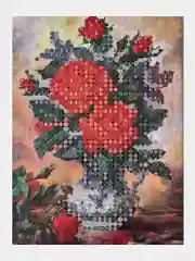 Багровый алмазная мозаика, 10*15
