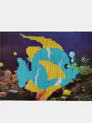 Бирюзовый алмазная мозаика, 10*15