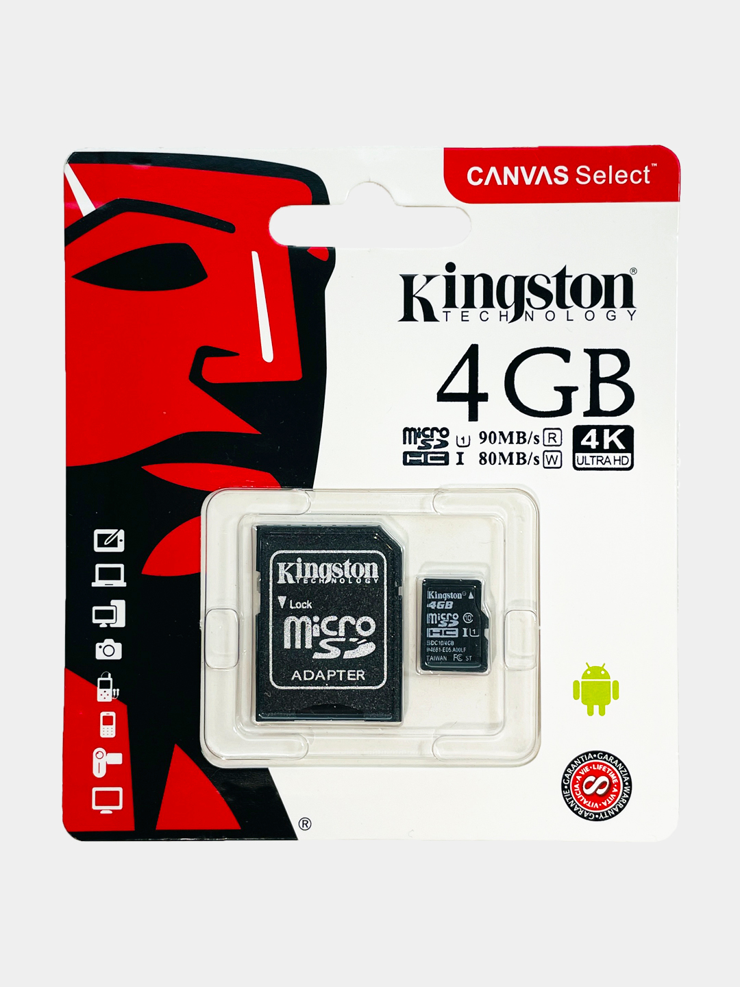 Карта памяти microSD 2-256 Gb Kingston, class 10 купить по цене 1614.05 ₽ в  интернет-магазине Магнит Маркет