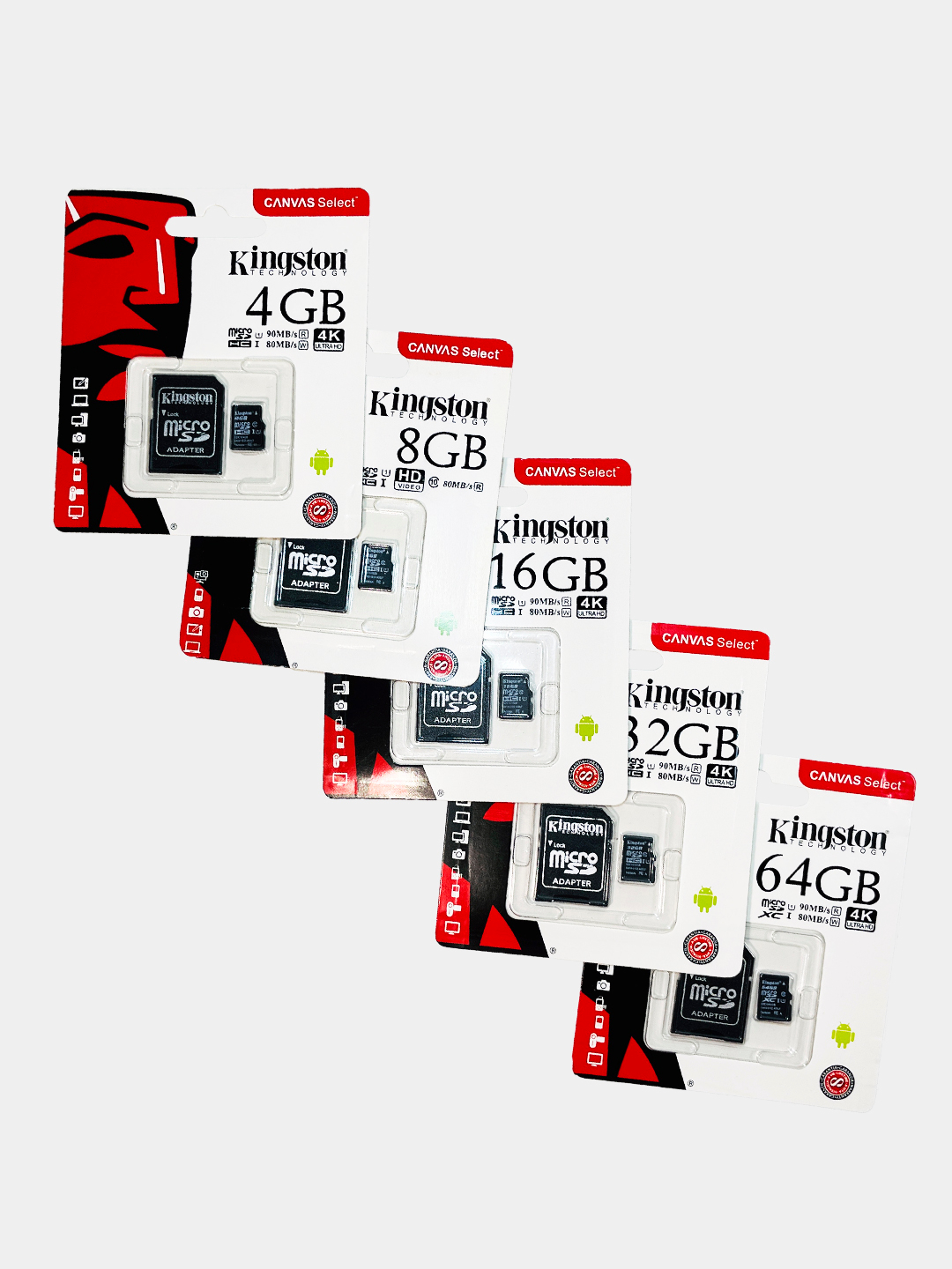 Карта памяти microSD 2-256 Gb Kingston, class 10 купить по цене 1614.05 ₽ в  интернет-магазине Магнит Маркет