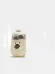 Бежевый махровые женские носки 3D