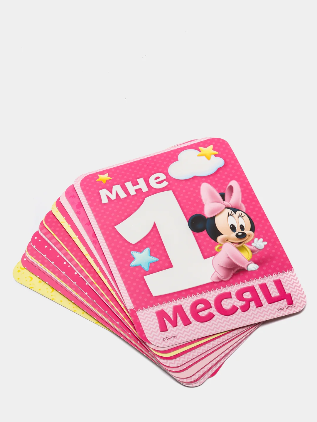 Набор карточек для фотосессий "Минни Маус", 12 х 8 см
