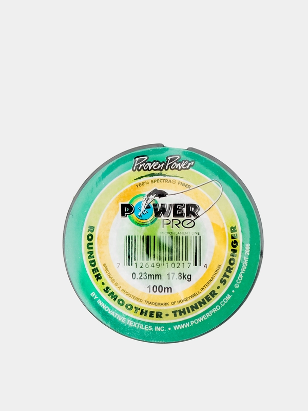 Плетеный шнур PowerPro Spectra  "Плетенка" 100 м