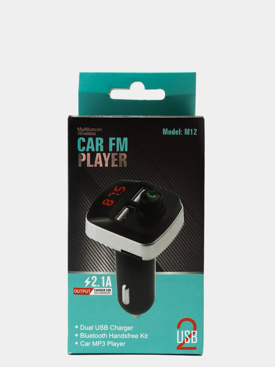 Автомобильный FM модулятор Car FM Player M12 с дисплеем купить по цене 598  ₽ в интернет-магазине KazanExpress