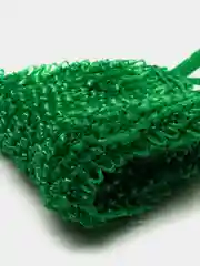 Зеленый мочалка для тела