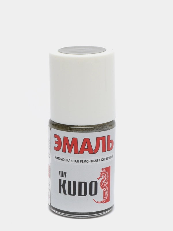 Серый базальт 242 эмаль автомобильная ремонтная с кисточкой KUDO