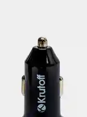 Автомобильное зарядное устройство Krutoff CCH-02, 2xUSB, 2.4A, QC 3.0, 30W