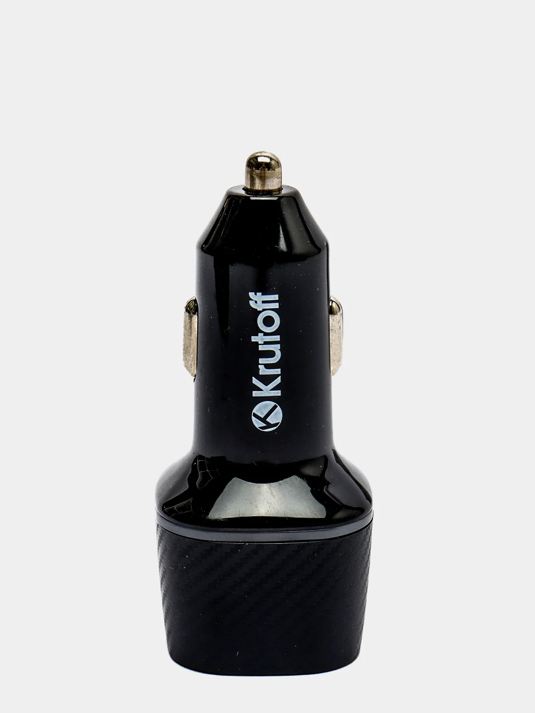 Автомобильное зарядное устройство Krutoff CCH-02, 2xUSB, 2.4A, QC 3.0, 30W