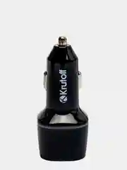 Автомобильное зарядное устройство Krutoff CCH-02, 2xUSB, 2.4A, QC 3.0, 30W