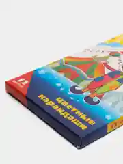 Алый карандаши цветные ПИФАГОР "Сказочный мир", 12 цветов, картонная упаковка