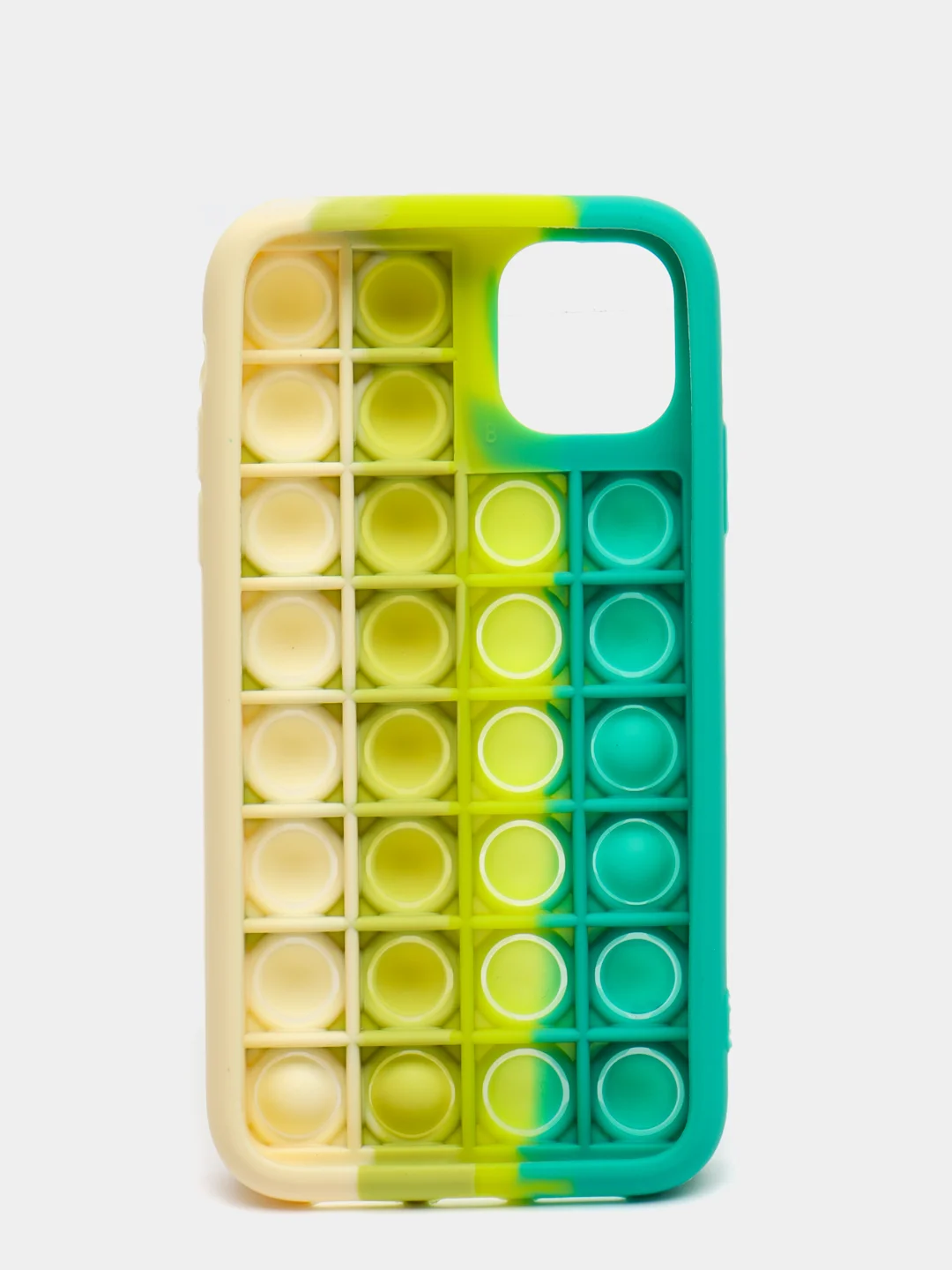 Бирюзовый чехол POP IT для iPhone 12