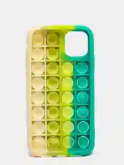 Бирюзовый чехол POP IT для iPhone 12