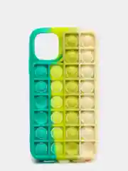 Бирюзовый чехол POP IT для iPhone 12