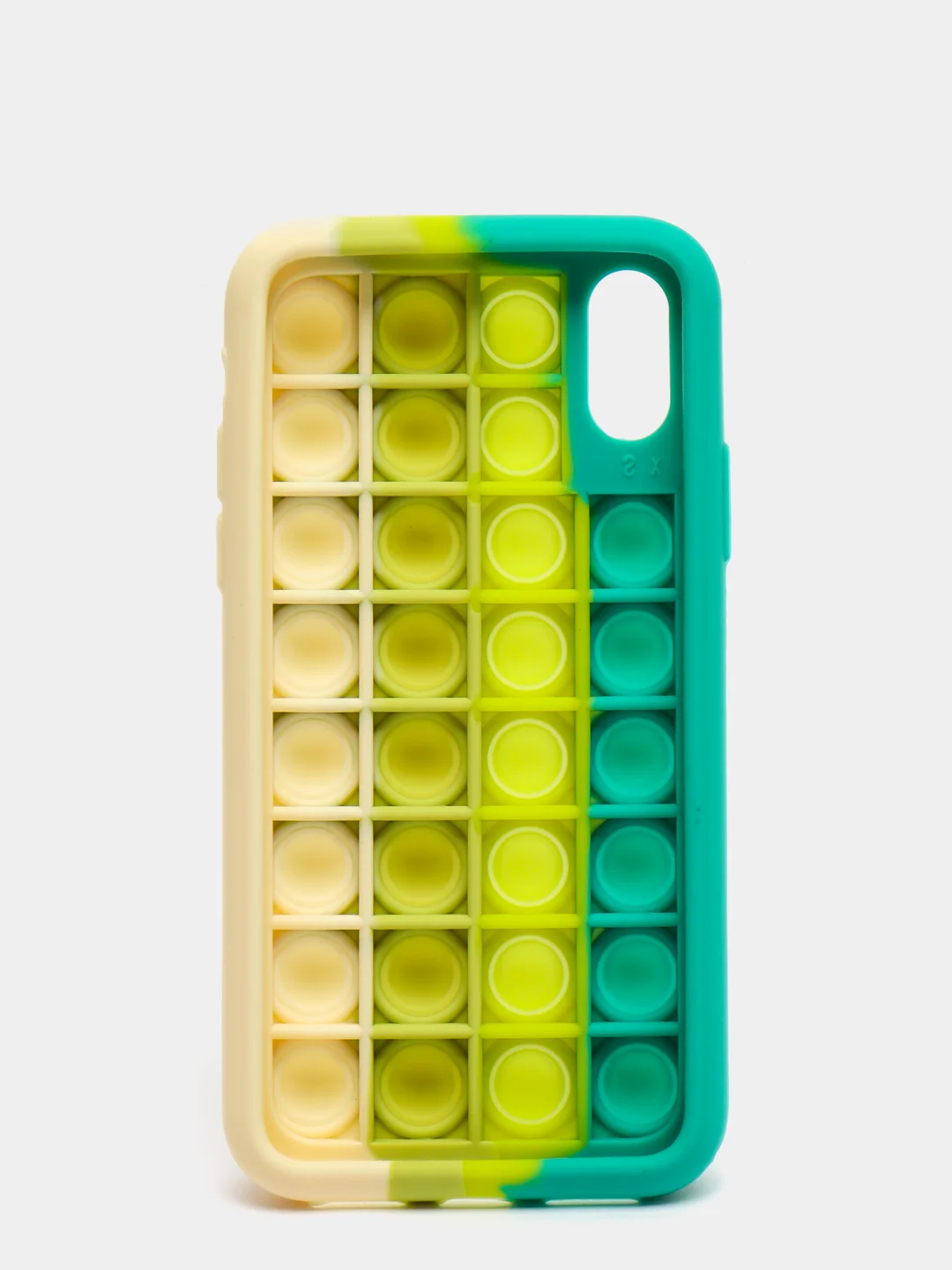 Бирюзовый чехол POP IT для IPHONE X