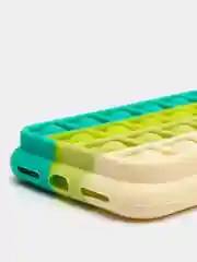 Бирюзовый чехол POP IT для IPHONE X