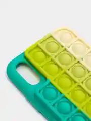 Бирюзовый чехол POP IT для IPHONE X
