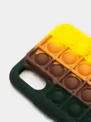 Зеленый чехол POP IT для IPHONE X
