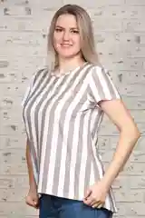 Белый футболка женская, хлопок