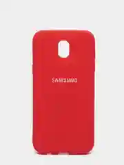 Чехол-бампер для Samsung Galaxy J5 2017, с логотипом, красный
