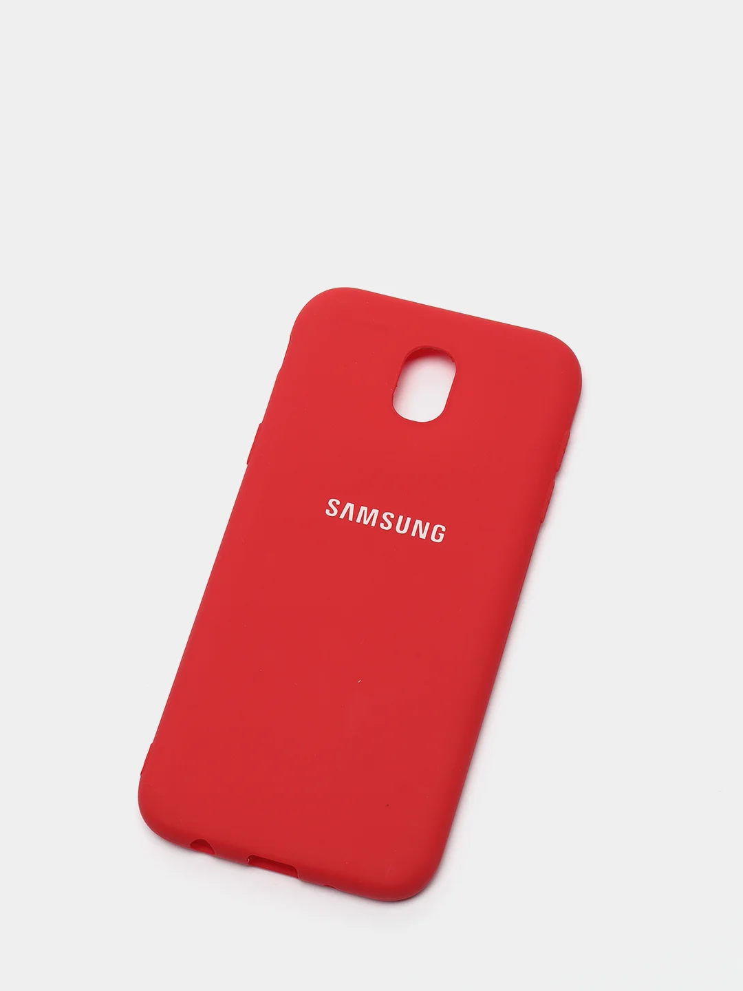 Чехол-бампер для Samsung Galaxy J5 2017, с логотипом, красный