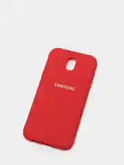 Чехол-бампер для Samsung Galaxy J5 2017, с логотипом, красный