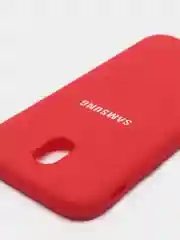 Чехол-бампер для Samsung Galaxy J5 2017, с логотипом, красный