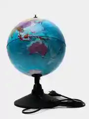 Глобус Земли политический с подсветкой, 210 мм