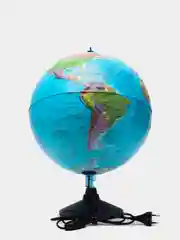 Глобус Земли политический, с подсветкой, рельефный, 320  мм