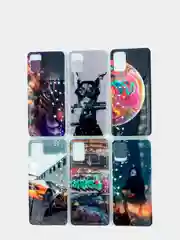 Бежевый чехол для Samsung A71, A02S, A02, M30S, M21, рисунок