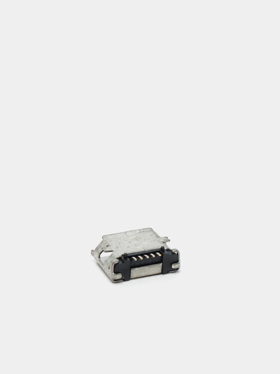 5 штук Гнездо micro-USB 2 крепежа на плату края с загибом
