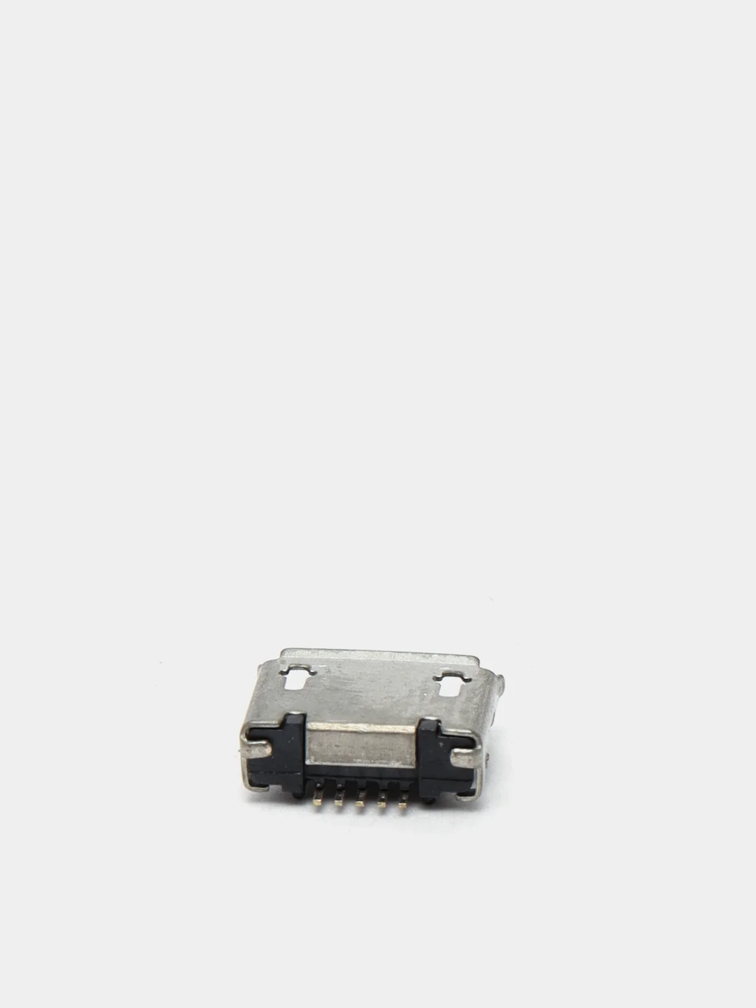5 штук Гнездо micro-USB 2 крепежа на плату края с загибом