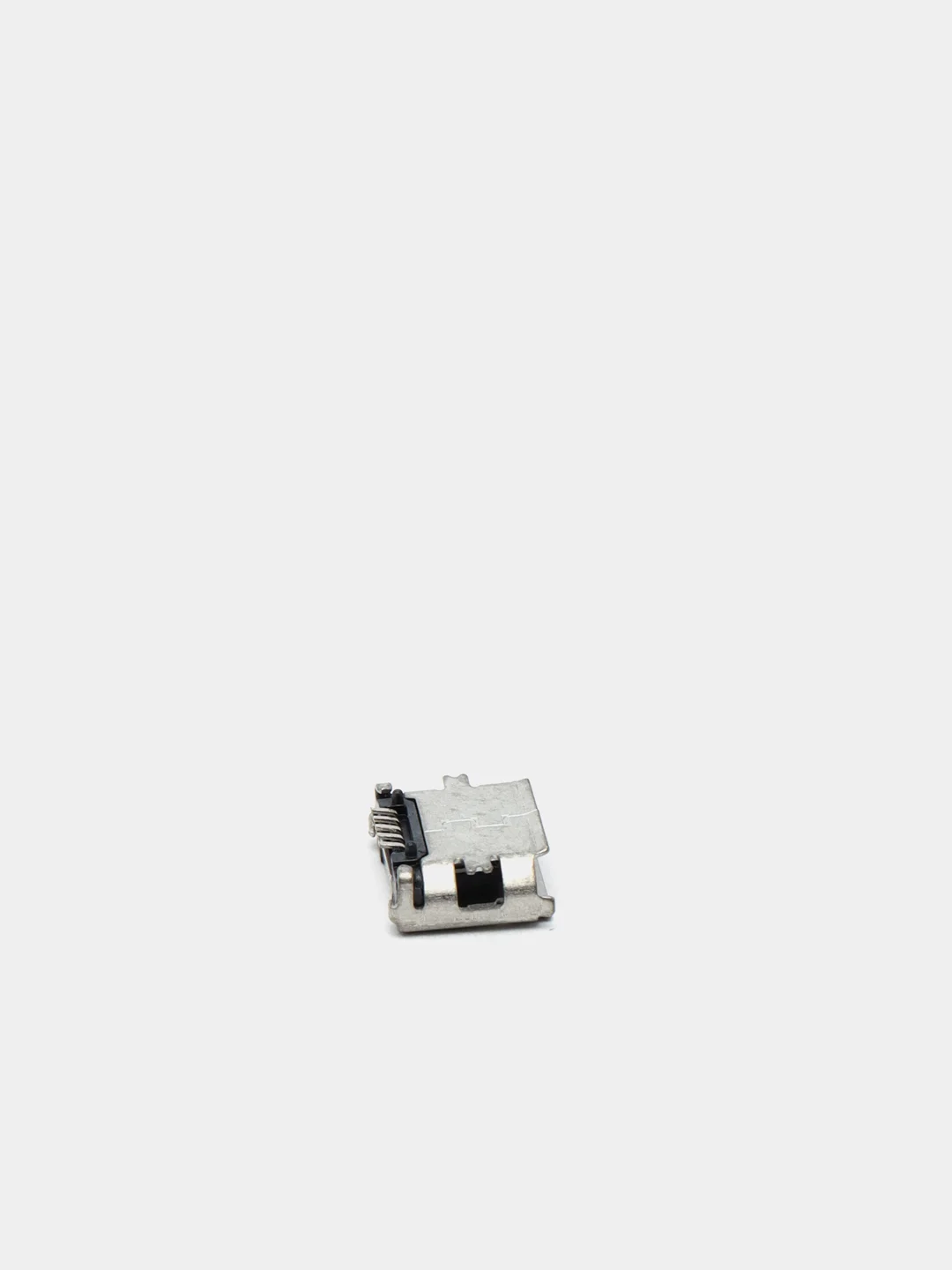 5 штук Гнездо micro-USB 2 крепежа на плату края с загибом