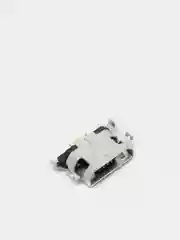 10 штук Гнездо micro-USB 4 крепления в плату микроюсб
