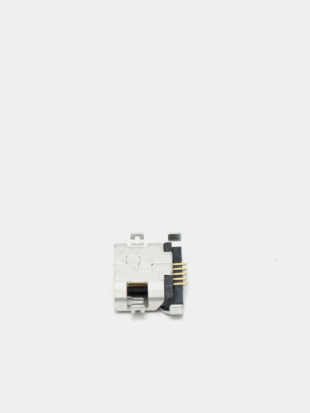 10 штук Гнездо micro-USB 4 крепления в плату микроюсб