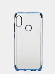 Синий чехол-бампер с окантовкой для Xiaomi Note 5Pro, прозрачный